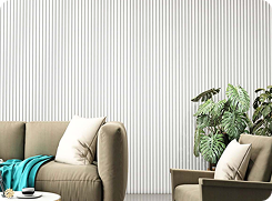 white wall panel