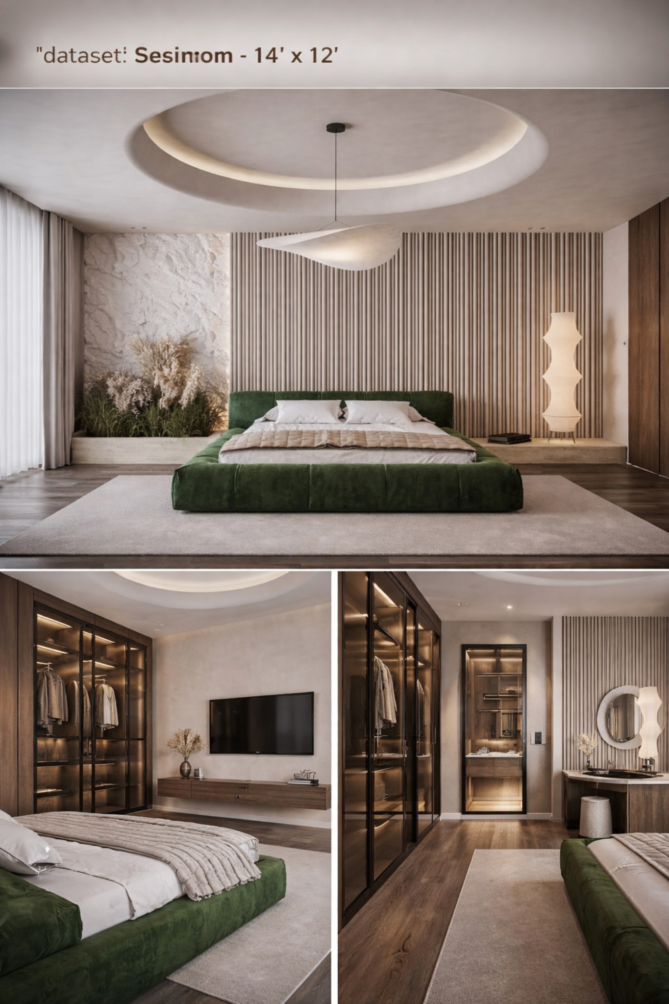 Luxury master bedroom design