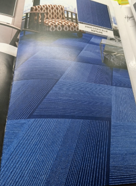CARPET-TILES SOFTLINE DENIM BLUE