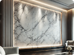 marble wall covering