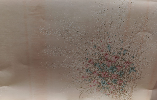 Pink Flowers wall covering