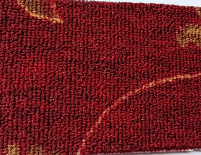 WALL TO WALL NYLON CARPETS-DEEP RED