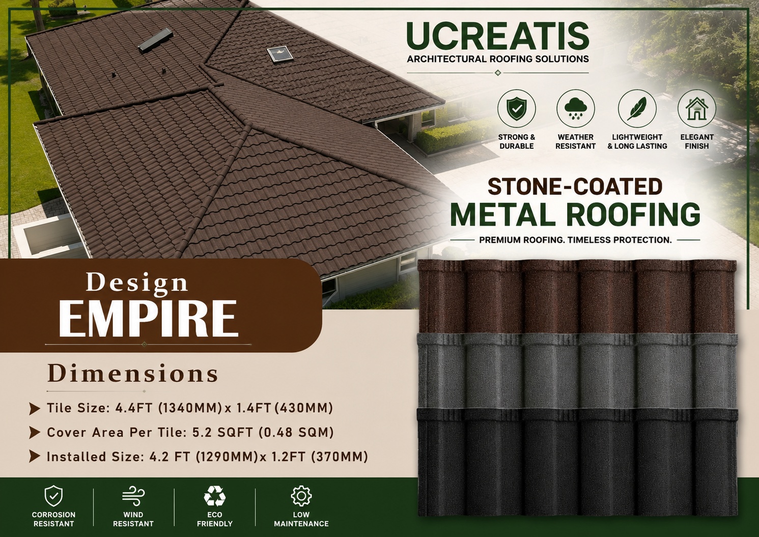 Stone Coated Metal Roofing